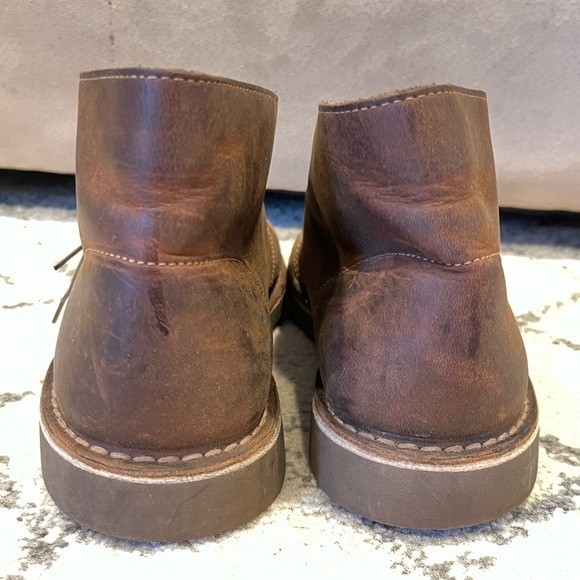 Clarks Bushacre 2 Desert Boots Chukkah Brown Leather Boots Size 8 - Picture 4 of 7